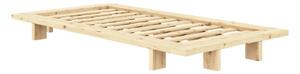 Krevet od masivnog bora s podnicom 90x200 cm u prirodnoj boji Japan – Karup Design