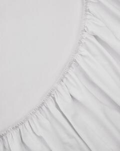 Bijela plahta s gumom od pamučnog perkala 180x200 cm Teia – Kave Home