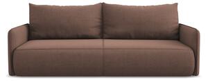 Ružičasta sklopiva/s prostorom za odlaganje sofa 216 cm Nanea – Makamii