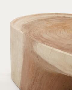 Stolić za kavu od masivnog drva munggura u prirodnoj boji 50x90 cm Mosi – Kave Home