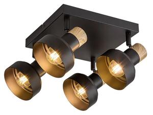 Saskia REFLEKTOR E14 4x MAX 15W/CRNA/IP20 RA73058