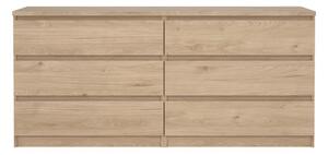 Komoda u dekoru hrasta u prirodnoj boji 154x70x50 cm Naia – Tvilum