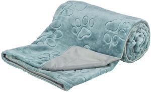 Trixie deka za pse Barry 70x50 cm, petrol/siva