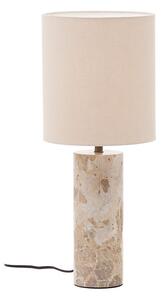 Bež mramorna stolna lampa s tekstilnim sjenilom (visina 54 cm) Raze – Kave Home