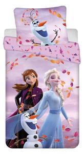 Pamučna dječja posteljina za krevet za jednu osobu 140x200 cm Frozen "Sky" – Jerry Fabrics