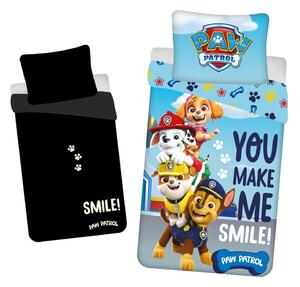 Pamučna dječja posteljina sa svjetlećim efektom za krevet za jednu osobu 140x200 cm Paw Patrol – Jerry Fabrics