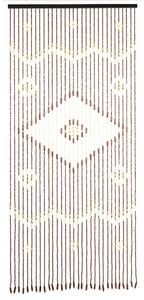Zavjesa za vrata od bambusa u prirodnoj boji 90x200 cm Rhombus – Maximex