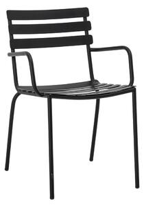 Crna metalna vrtna stolica Monsi – Bloomingville
