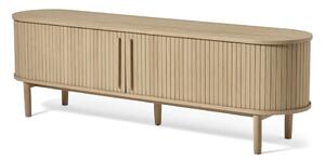 TV komoda u dekoru hrasta u prirodnoj boji 180x56x40 cm Meta – Unique Furniture