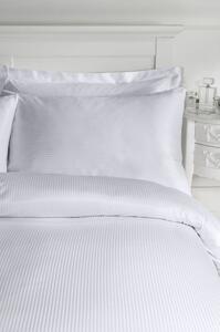 Siva posteljina za bračni krevet 200x200 cm Satin Stripe - Catherine Lansfield