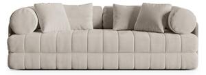 Bež baršunasti sklopiva sofa 206 cm Kemi – Cosmopolitan Design