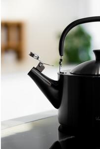 Crno kuhalo za vodu s klipom Vialli Design Diamante, 1,5 l