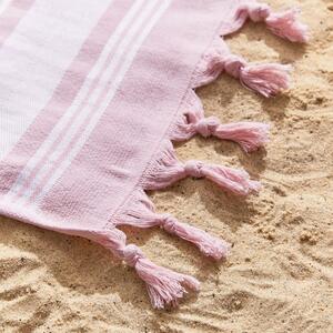 Ružičasti ručnik za plažu 150x75 cm Hammam - Catherine Lansfield