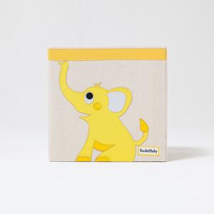 Dječja kutija za pohranu od tkanine Robby the Elephant - Rocket Baby