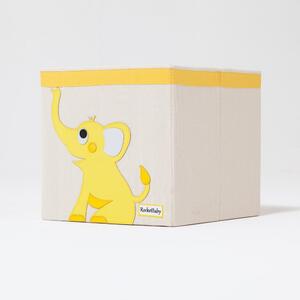 Dječja kutija za pohranu od tkanine Robby the Elephant - Rocket Baby