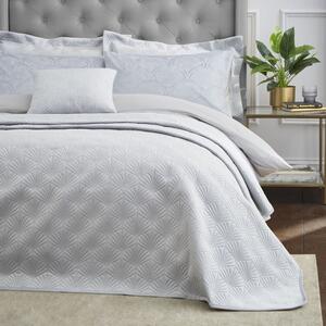 Sivi prekrivač za bračni krevet 220x230 cm Art Deco Pearl - Catherine Lansfield