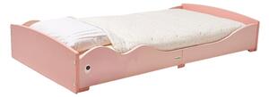 Ružičasti dječji krevet 75x140 cm Whale - Rocket Baby