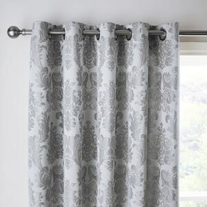 Sive zavjese u setu 2 kom od damasta 168x229 cm Damask Jacquard – Catherine Lansfield
