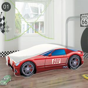 Dječji krevet ACMA Auto 140x70 cm 01 Racer 600