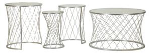 Mauro Ferretti Stolić za kavu+završni stol SAWYER ø 70x45-47x54,5-36x50-28x45 cm
