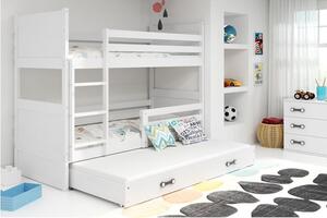 Krevet BMS Rico na kat za 3 osobe 200x90 cm, BIA