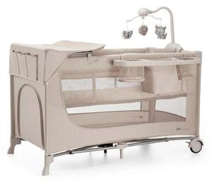 Kinderkraft Putni krevetić s dodacima 3u1 Joy 2, Beige