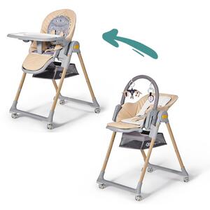 Kinderkraft Hranilica Lastree s drvenim nogama