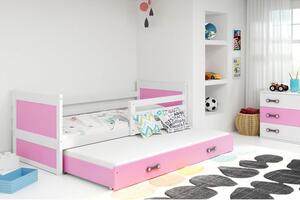 Krevet BMS Rico za 2 osobe 200x90 cm, BIA roza