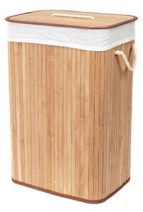 Bambusova košara za rublje u prirodnoj boji 78 l Bamboo – Compactor