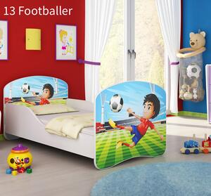 Dječji krevet ACMA s motivom 160x80 cm 13-footballer