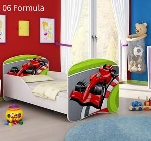 Dječji krevet ACMA s motivom 140x70 cm 06-formula-1
