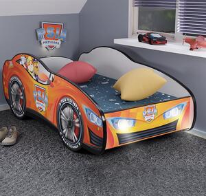 Dječji krevetić - Psići u ophodnji 160x80cm - Narančasti