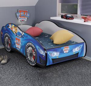 Dječji krevetić - Psići u ophodnji 160x80cm - Plavi