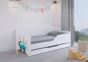 Dječji krevetić Lilu 160x80 s ladicom - Bijela