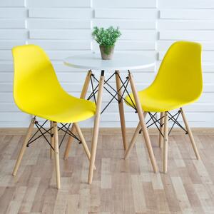 Set 2 stolice + stol - Oslo yellow