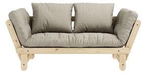 Podesivi kauč Karup Design Beat Natural Clear/Lan Bež