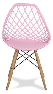 Set 2 stolice + stol - Alta pink