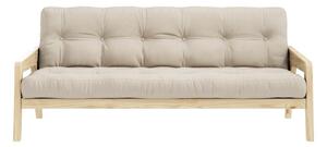 Kauč na razvlačenje 204cm Karup Design Grab Natural Clear / Beige