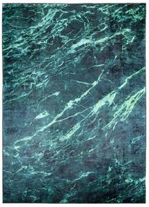 Moderan zeleni tepih s mramornim uzorkom Širina: 140 cm | Duljina: 200 cm