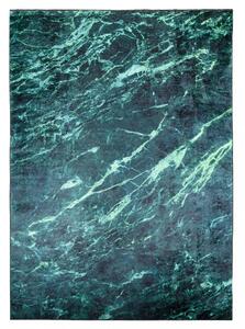 Moderan zeleni tepih s mramornim uzorkom Širina: 120 cm | Duljina: 170 cm