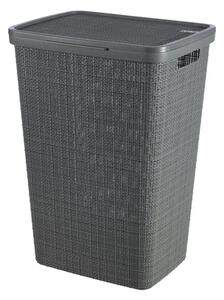 Tamno siva košara za rublje Curver Jute, 58 l