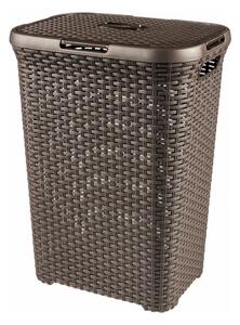 Smeđa košara za rublje Curver Hamper, 40 l