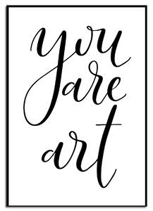 Zidni ukras You are art