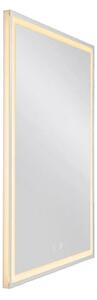 Slv LED ogledalo TRUKKO, kvadratno, mliječno, 25W, CCT, IP44