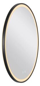 Slv LED ogledalo TRUKKO 80, okruglo, crno, 23W, CCT, IP44