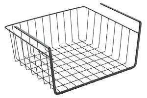 Crna viseća kuhinjska košara Metaltex, duljina 30 cm