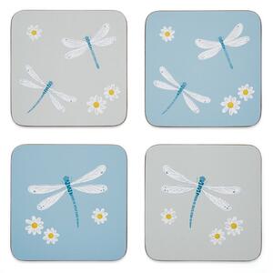 Svijetlo plavo-sivi pluteni podmetači u setu od 4 kom English Meadow - Cooksmart ®