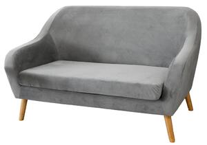 Siva 2-mjestna sofa CORANTI VELVET