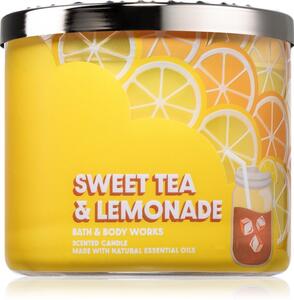 Bath & Body Works Sweet Tea & Lemonade mirisna svijeća 411 g