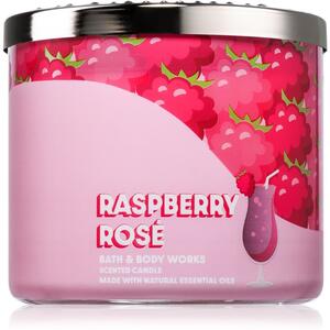 Bath & Body Works Raspberry Rose mirisna svijeća 411 g